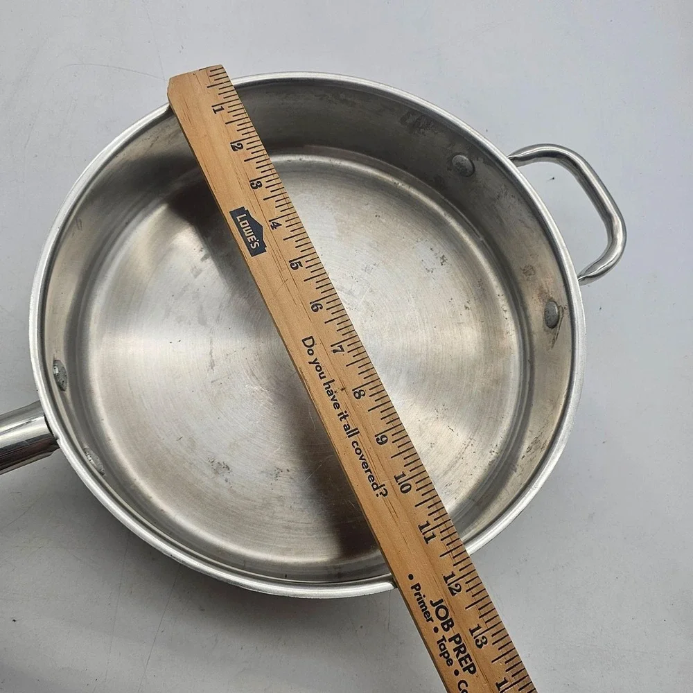 Wolfgang Puck Cafe Collection Saute Pan 10 Inch Silver Stainless Steel 042005